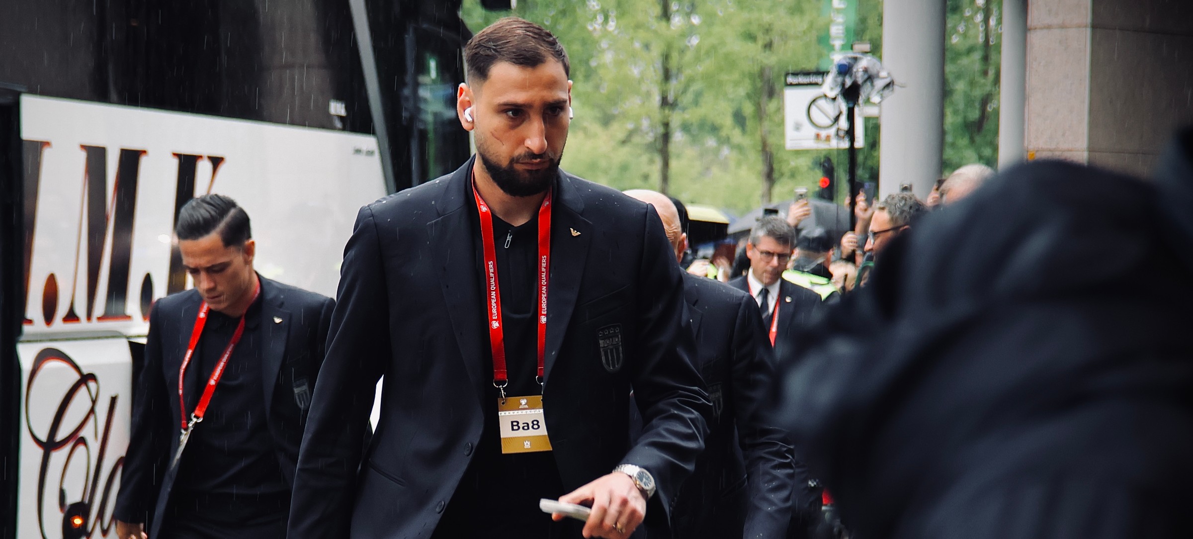Gianluigi Donnarumma con la Nazionale