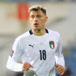 Nicolò Barella in maglia della Nazionale